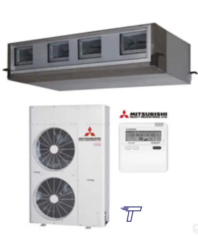 داکت اسپلیت  میتسوبیشی  اینورتر تروپیکال 100000 BTU مدل PEY-P250/SUY-P250